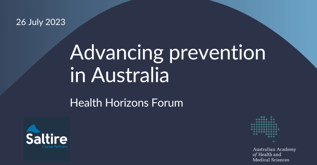 Preventive health in the limelight at the Health Horizons Forum